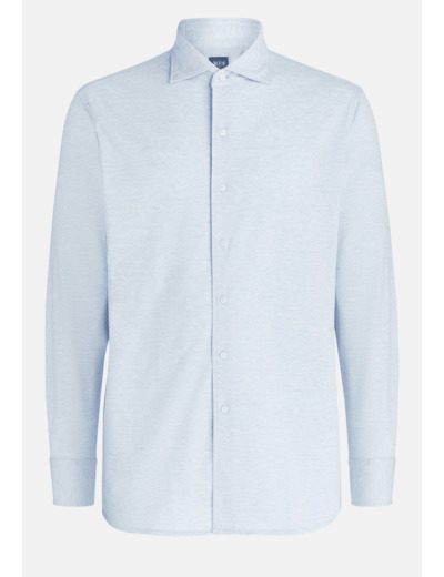 Polo Chemise En Coton Piqué Coupe Droite