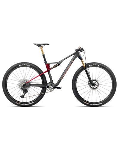 VTT tout suspendu OIZ M-TEAM FACTORY Diamant/Rouge Cerise