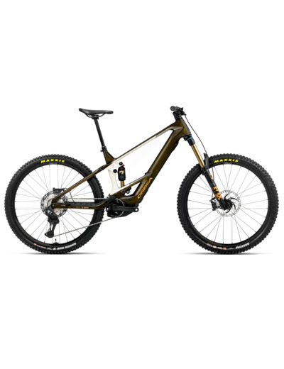 VTT tout suspendu électrique WILD/M M-TEAM Caramel/Blanc Crème