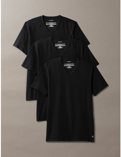 T-SHIRTS EN COTON À RAYURES MICRO - PACK DE 3