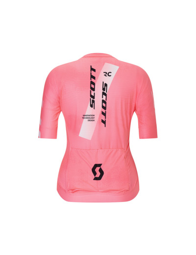 Maillot manches courtes Femme RC PRO Rose Digital/Blanc