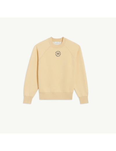 Sweat en maille avec broderie