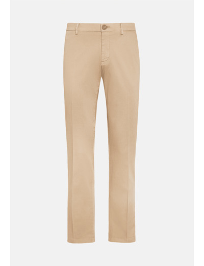 Pantalon En Coton Tencel Extensible