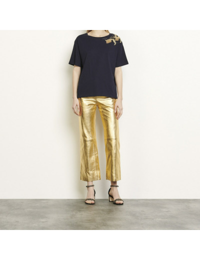 T-shirt avec patch bijou