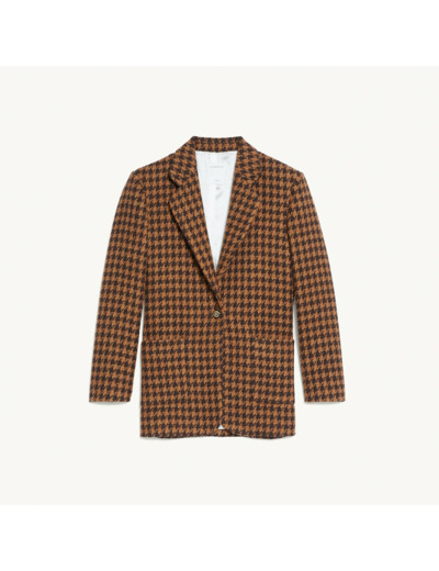 Veste de tailleur tissu pied de coq