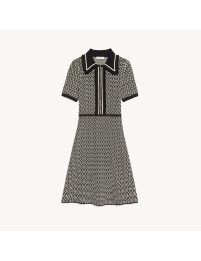 Robe courte en maille