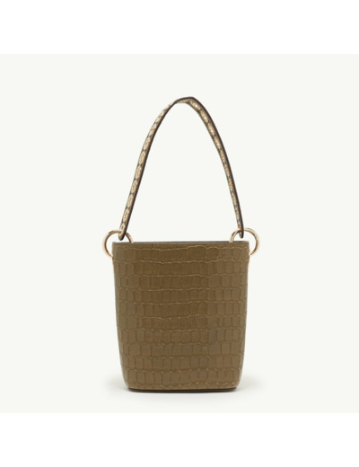 Sac seau en cuir