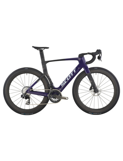 Vélo de route FOIL RC TEAM Violet Raisin/Noir Carbone