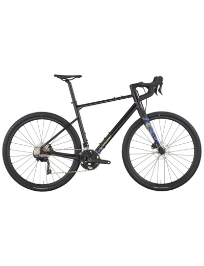 Vélo de gravel GRANDURANCE 30 Noir Rougeâtre