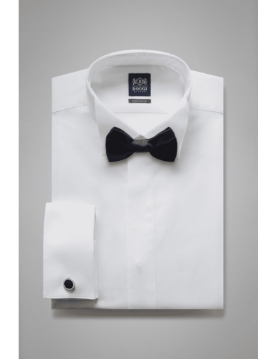 Chemise Blanche En Coton Coupe Droite