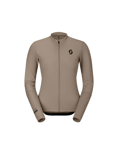 Maillot manches longues Femme ENDURANCE Beige/Coton Blanc