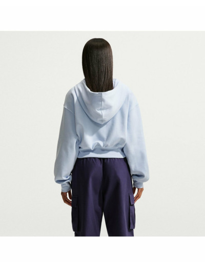Sweat zip à capuche Femme W NK PHNX FLC FZ HD GLS Bleu