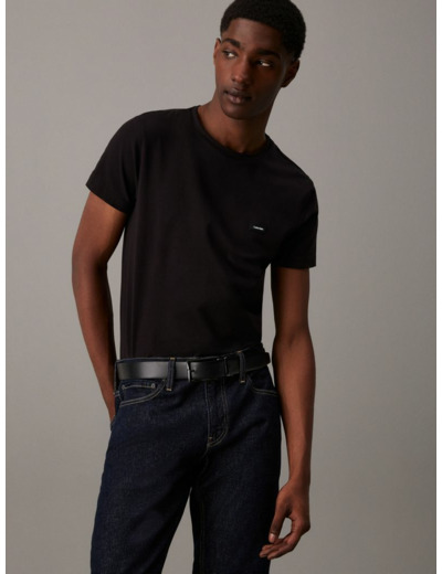 T-SHIRT EN COTON ÉLASTIQUE SLIM