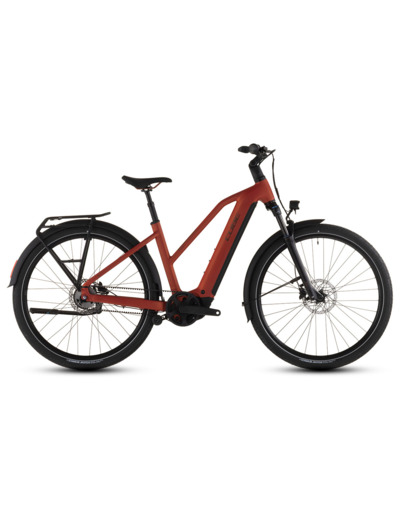 Vélo trekking électrique TOURING HYBRID COMFORT SLX 800 Rouge Chili