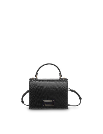 Pia de Lancel - Sac Porte Main Exotique - Noir