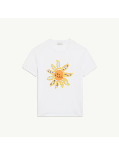 T-shirt printé en coton biologique