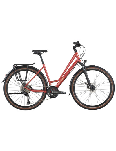 Vélo urbain/trekking VITESS 30 AMSTERDAM Rouge Métallique