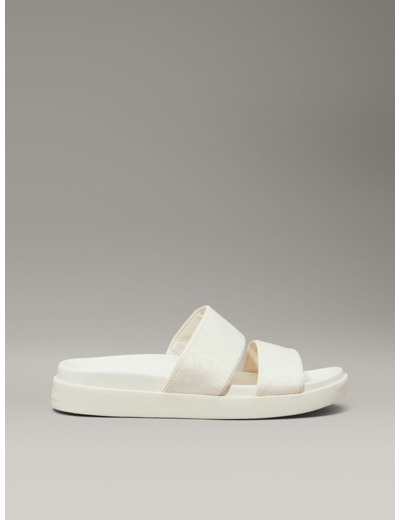 SLIDES EN JACQUARD PLAT