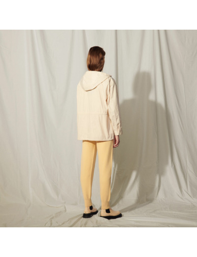 Blouson en nylon à capuche