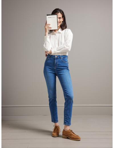 PANTALON SLIM DENIM STONE