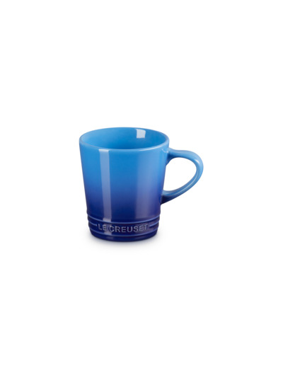 Mug V 330ml en céramique bleu azur