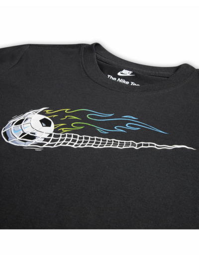 T-shirt Jeune enfant NKB SOCCER SWOOSH TEE Noir