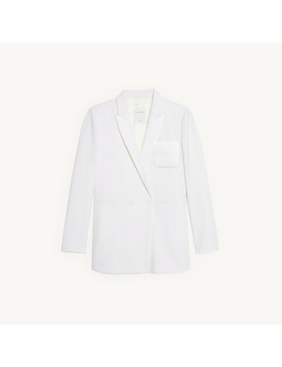 Veste tailleur en lin mélangé