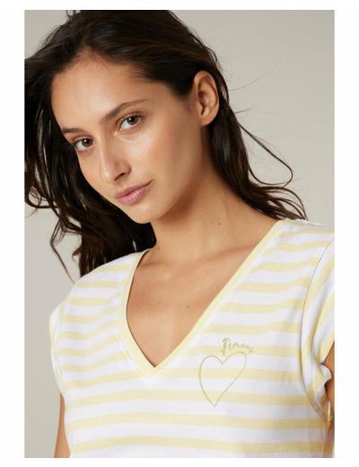 T-shirt Femme VAMIKA TS W M+ Jaune