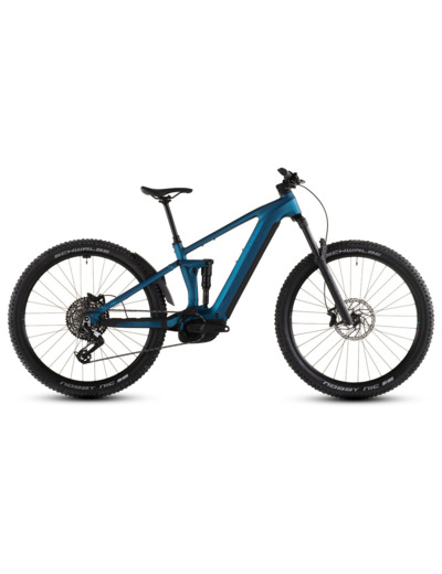 VTT tout suspendu électrique STEREO HYBRID ONE44 EX 800 Bleu/Bleu