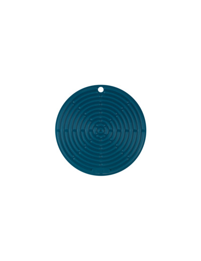 Dessous de plat rond 20cm en silicone deep teal