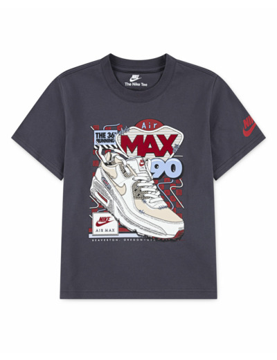 T-shirt Jeune enfant NKB AIR MAX SNEAKER TEE Gris