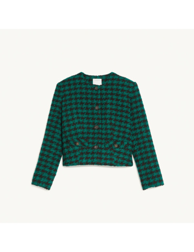 Veste courte en tweed
