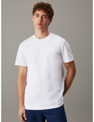 T-SHIRT EN COTON ÉPAIS À COUPE CLASSIQUE