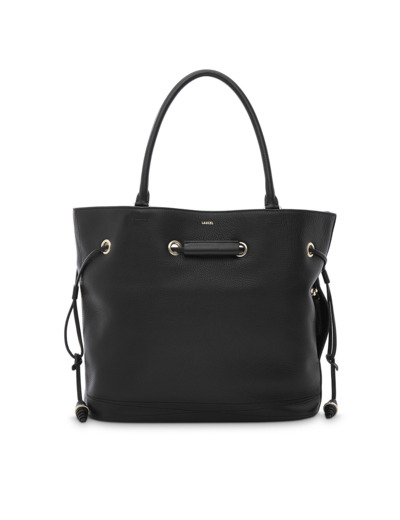 LE HUIT CUIR GRAINE - Cabas Porte Epaule - Noir