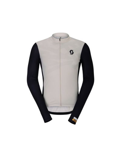 Maillot manches longues Homme RC ENDURANCE Coton Blanc/Noir