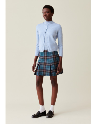 Jupe laine  carreaux