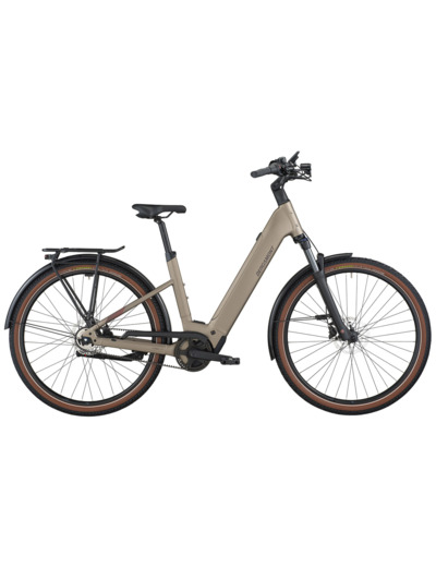 Vélo urbain/trekking électrique E-HORIZON TOUR 20 BELT WAVE Argent Chaud