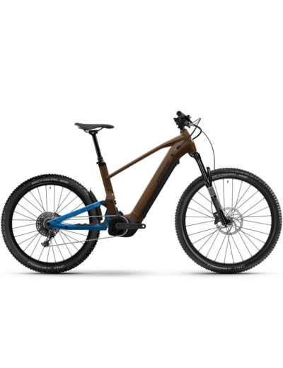 VTT tout suspendu électrique ALLTRAIL 6 Cuir/Bleu