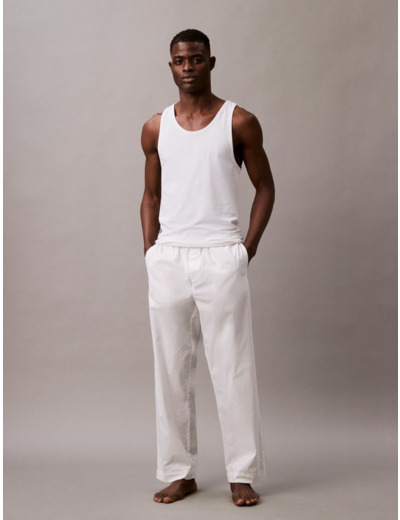 PANTALONS DE PYJAMA EN POPLINE DE COTON