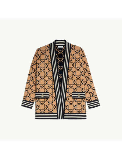 Cardigan oversize réversible