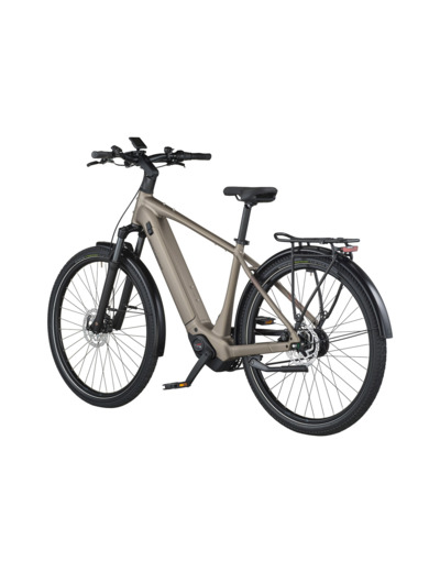 Vélo urbain/trekking électrique E-HORIZON TOUR 20 BELT Argent Chaud
