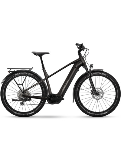 Vélo urbain/trekking électrique YUCATAN X12 PRO HIGH Noir Choc