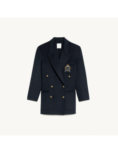 Blazer double face avec patch