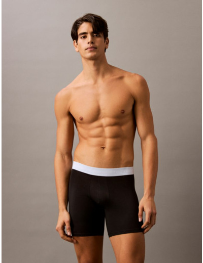 CULOTTE BOXER EN COTON ÉLASTIQUE - PACK DE 3