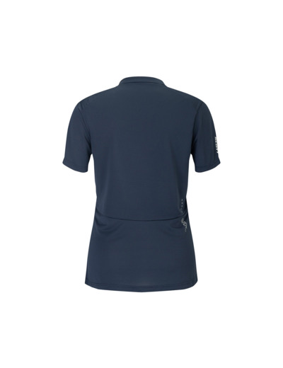 Maillot manches courtes Femme VERTIC ZIP Bleu Foncé