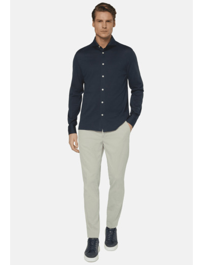 Chemise Polo En Piqué Fil D'Écosse Coupe Slim