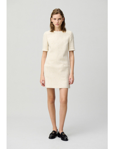 Robe courte tweed