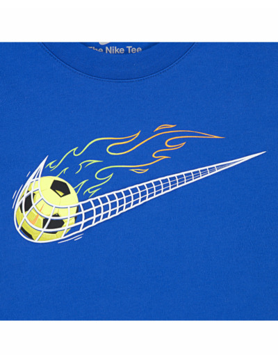 T-shirt Jeune enfant NKB SOCCER SWOOSH TEE Bleu