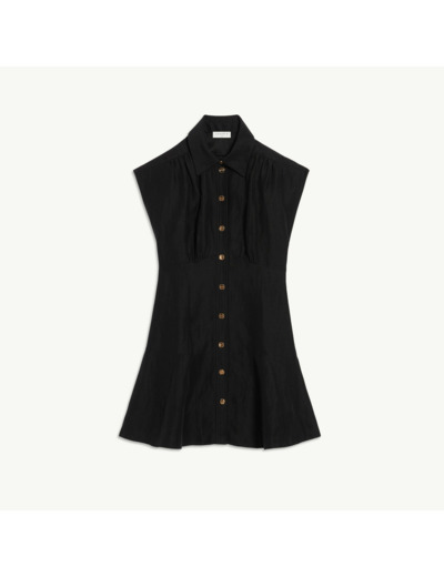Robe courte sans manches