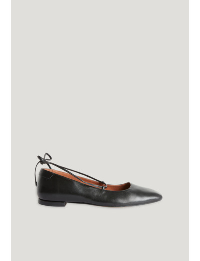Ballerines cuir noir